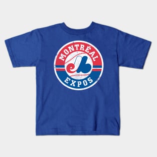 Vintage Montreal Expos Kids T-Shirt
